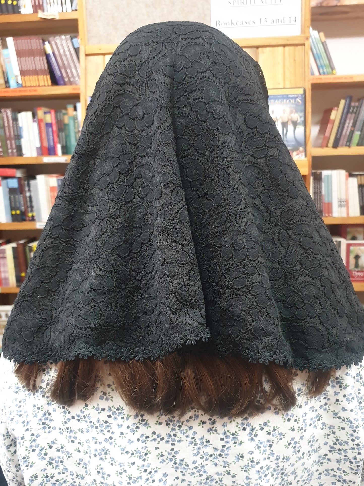 Black veil handmade in Melbourne