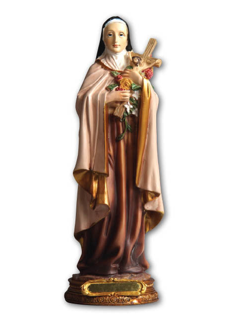 Statue St Therese Resin 23cm