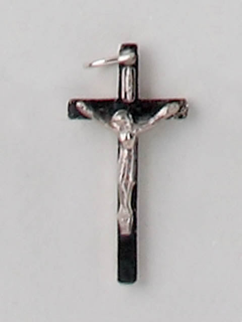 Crucifix Silver Metal 3cm