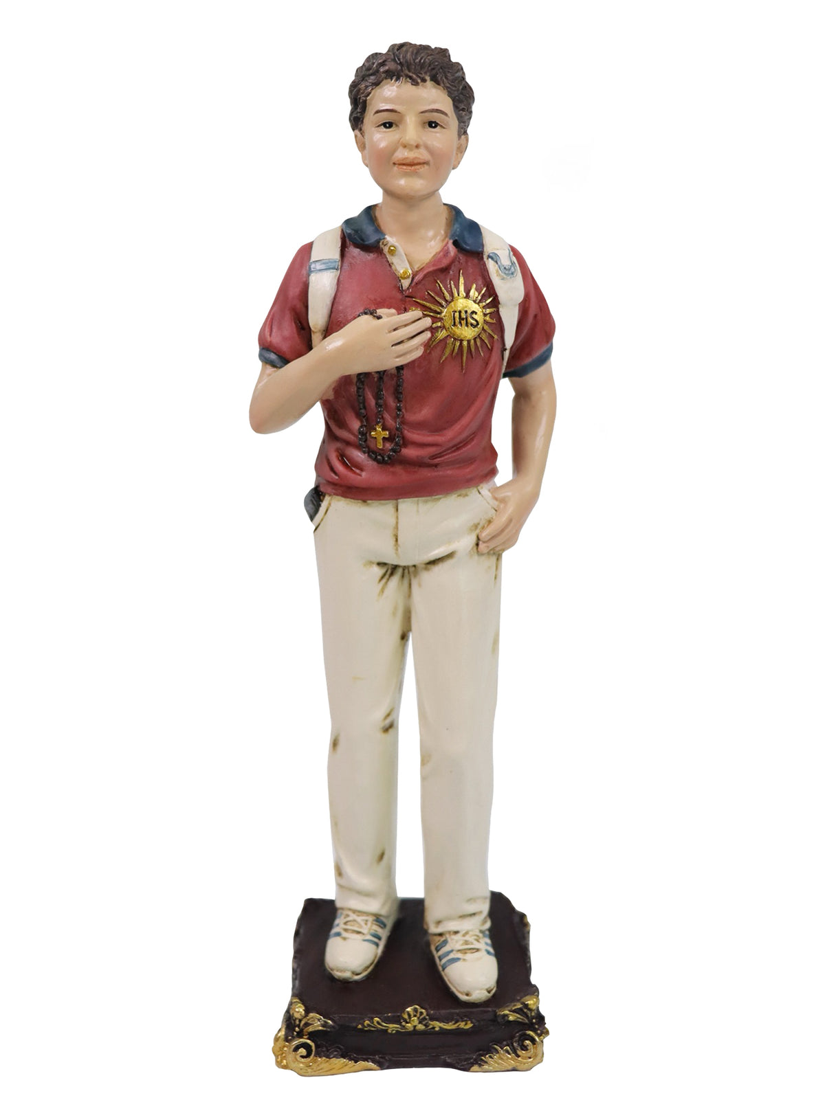 St Carlo Acutis Resin Statue 20cm