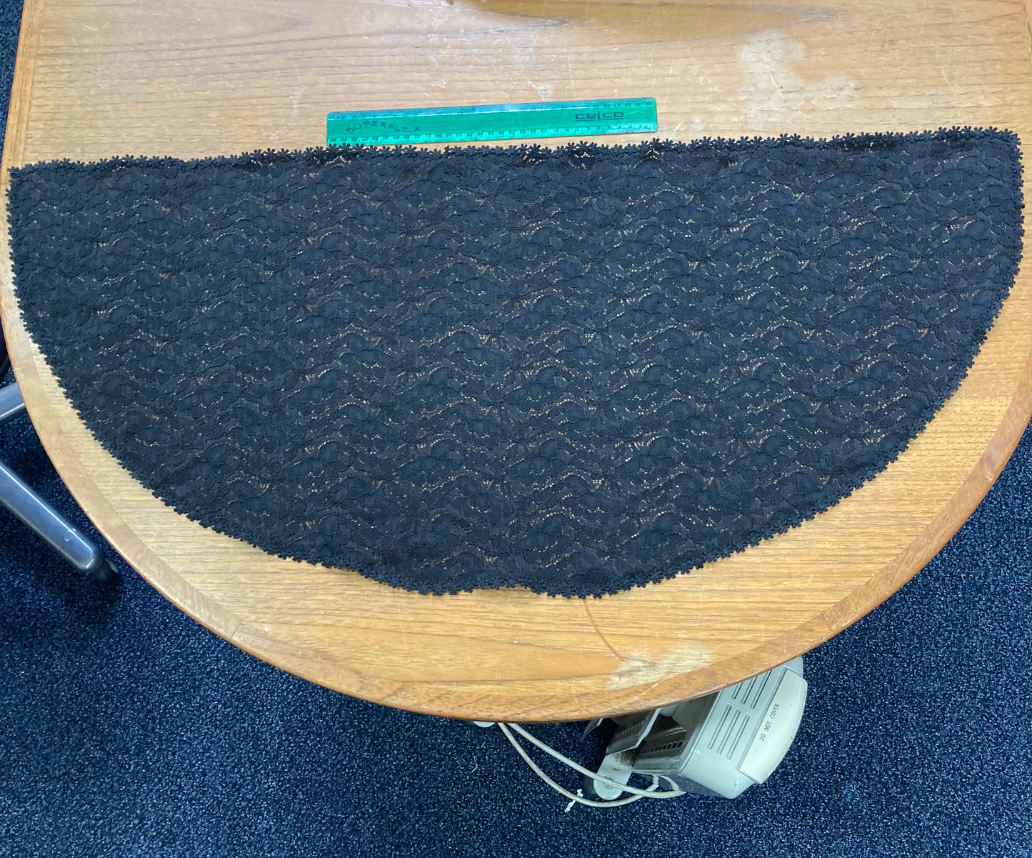 Black veil handmade in Melbourne