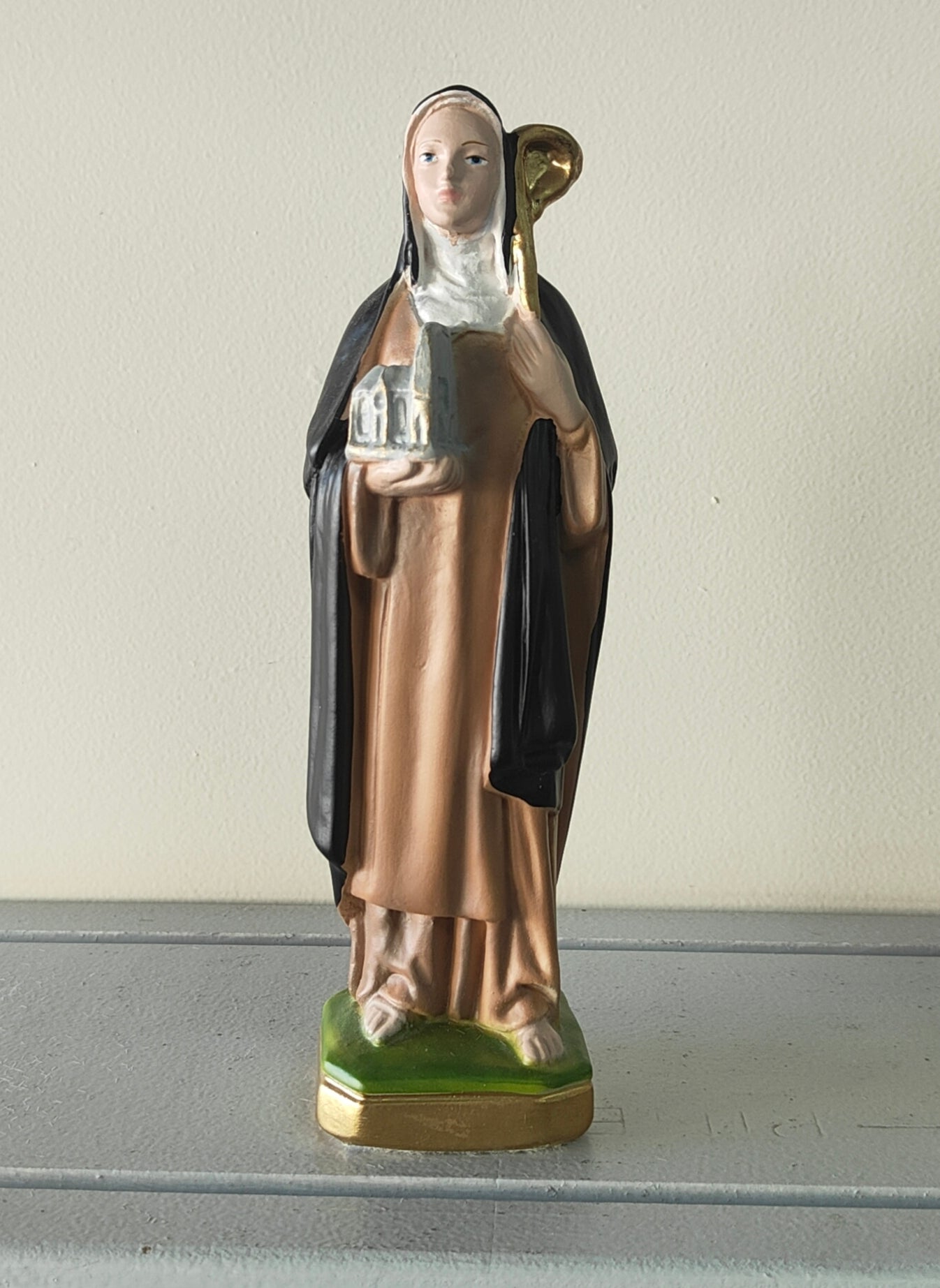 St Bridget Statue Plaster 20cm