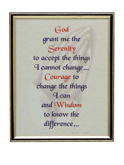Serenity Prayer Plaque