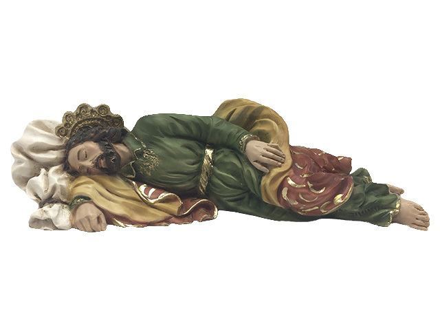 St Joseph Sleeping Statue Plaster 26cm