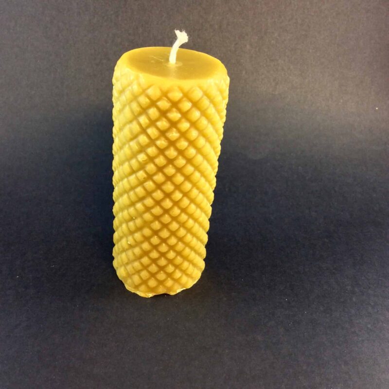 Pure Beeswax Pillar Candle 11cm x 3cm