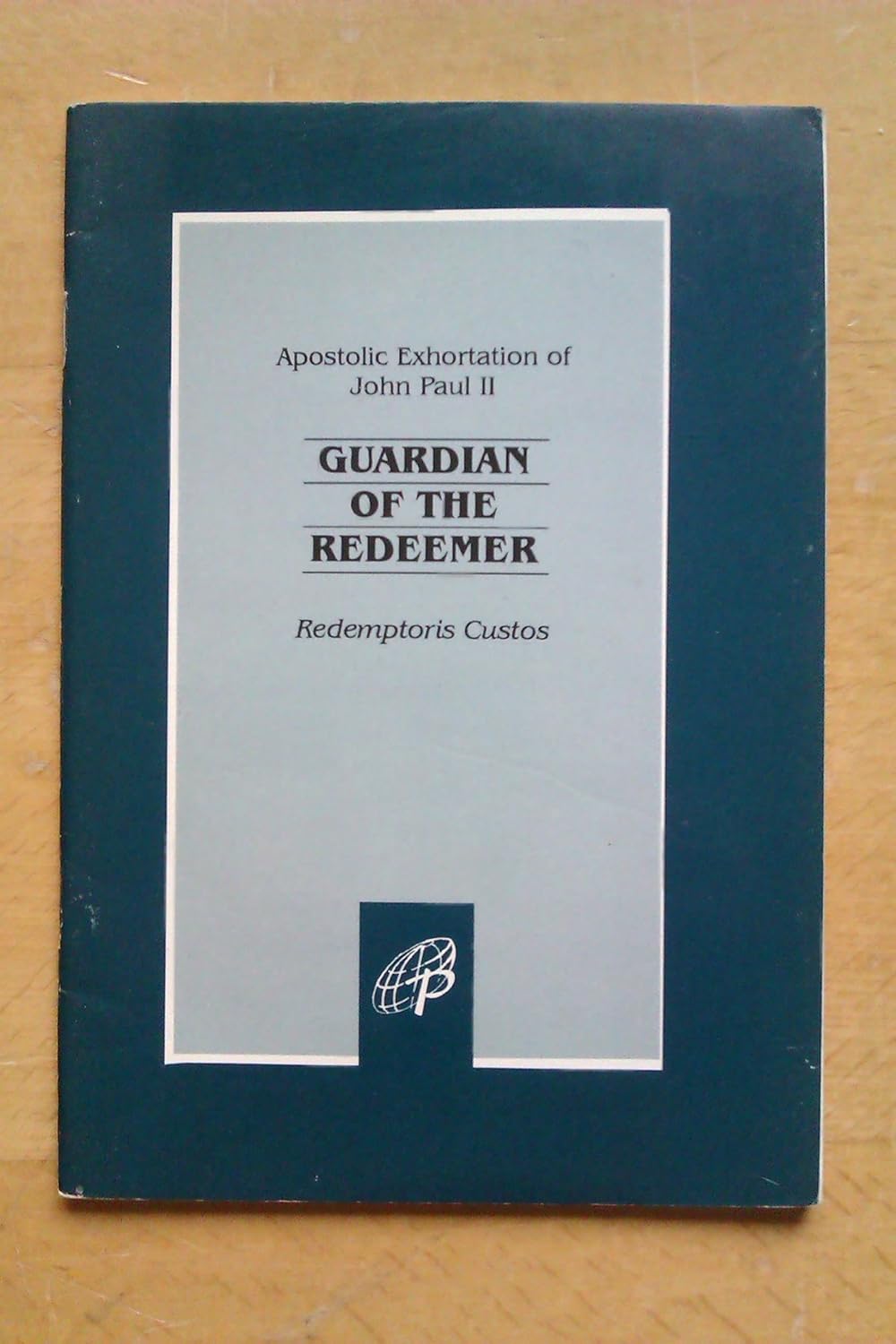 Guardian of the Redeemer. Redemptoris Custos