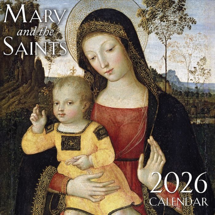 2026 TAN Wall Calendar Mary & the Saints