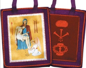 Purple scapular of Benediction