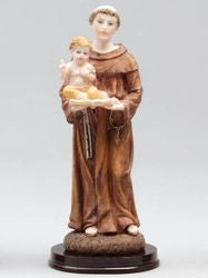Statue St Anthony Resin 20cm