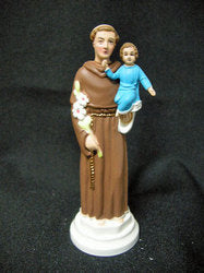 Saint Anthony Plastic Magnetic Statue 10cm
