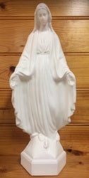 Our Lady of Grace Hollow Plastic Outdoor Statue 51cm