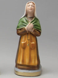 Saint Bernadette Plaster Statue 24.5cm