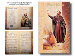 St. Francis Xavier leaflet