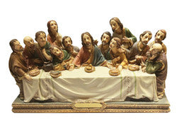 Last Supper Resin Coloured Statue