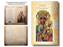 Our Lady Of Czestochowa Leaflet
