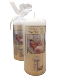 Baptism Candle 15 x 5.5 cm
