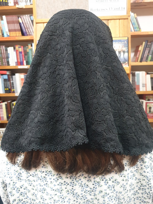 Black veil handmade in Melbourne