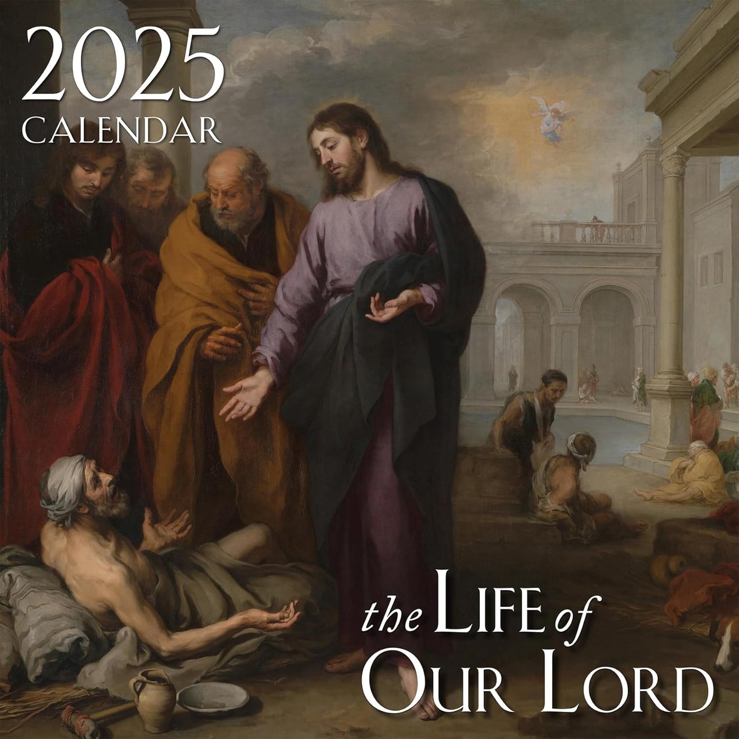 2025 TAN Wall Calendar Life of Our Lord - Sale priced