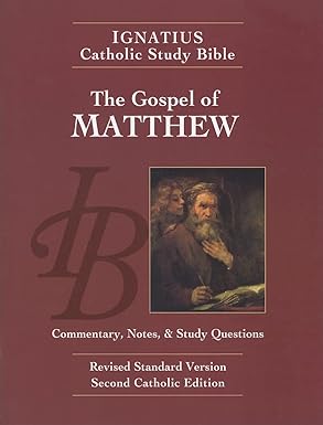 Ignatius Catholic Study Bible  -Matthew  (Large - 21.6 x 28 cm)