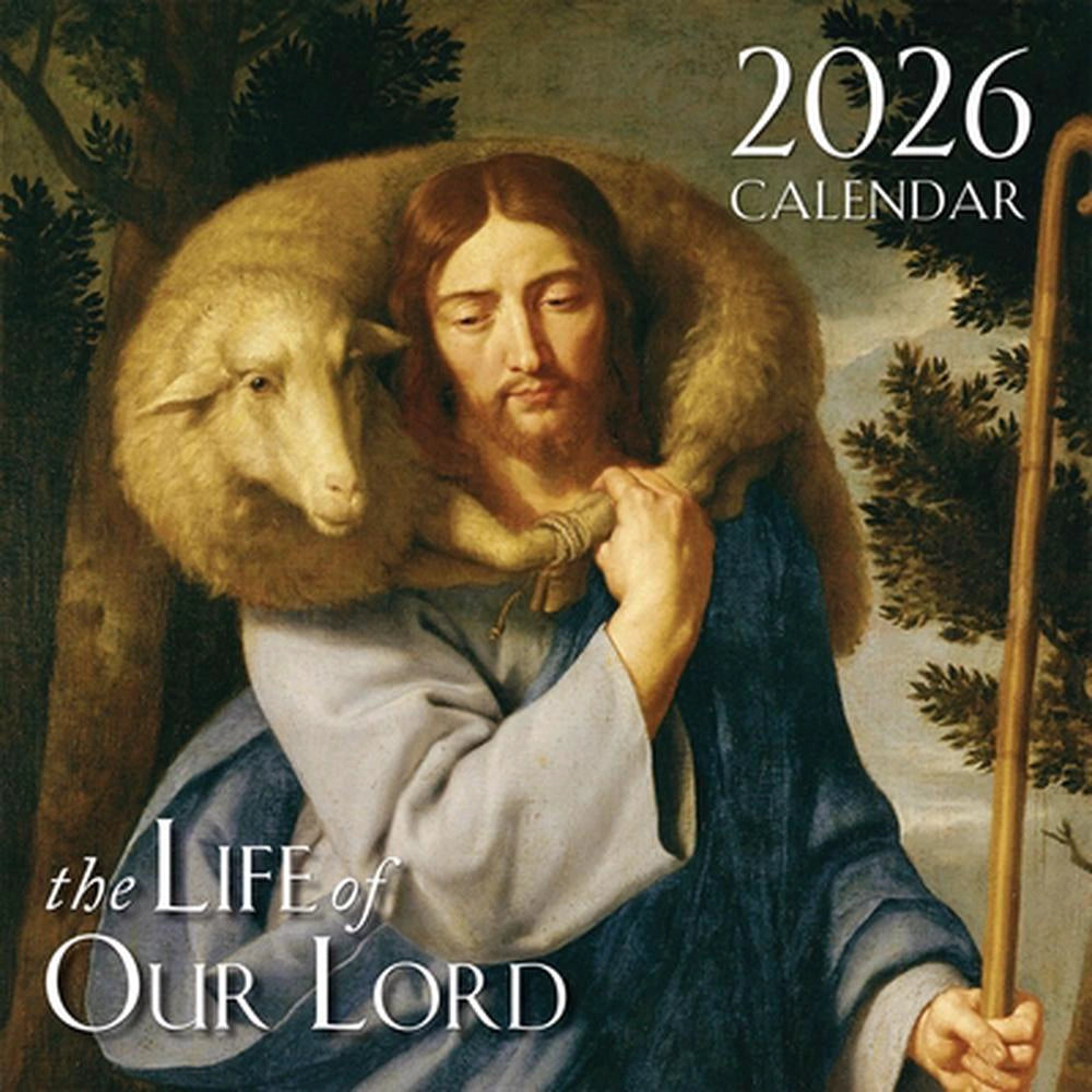 2026 TAN Wall Calendar Life of Our Lord