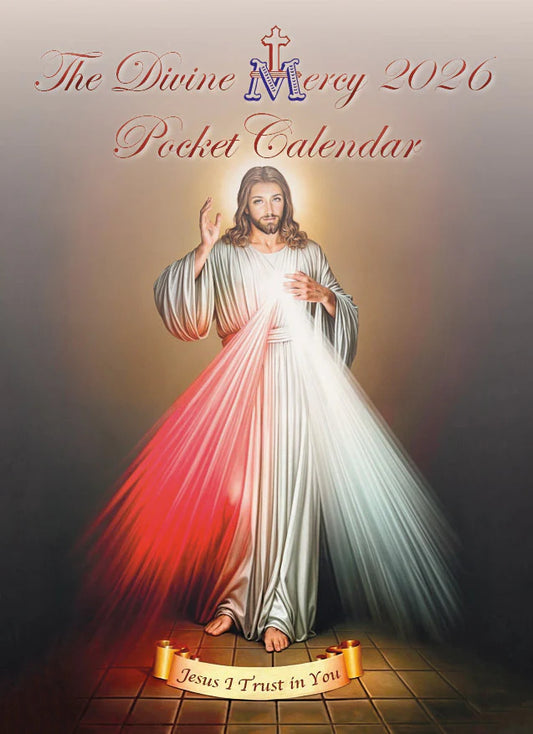 2026 Divine Mercy Pocket Calendar