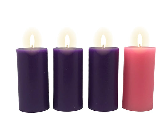 Advent Candle Set 15cm x 7.5cm