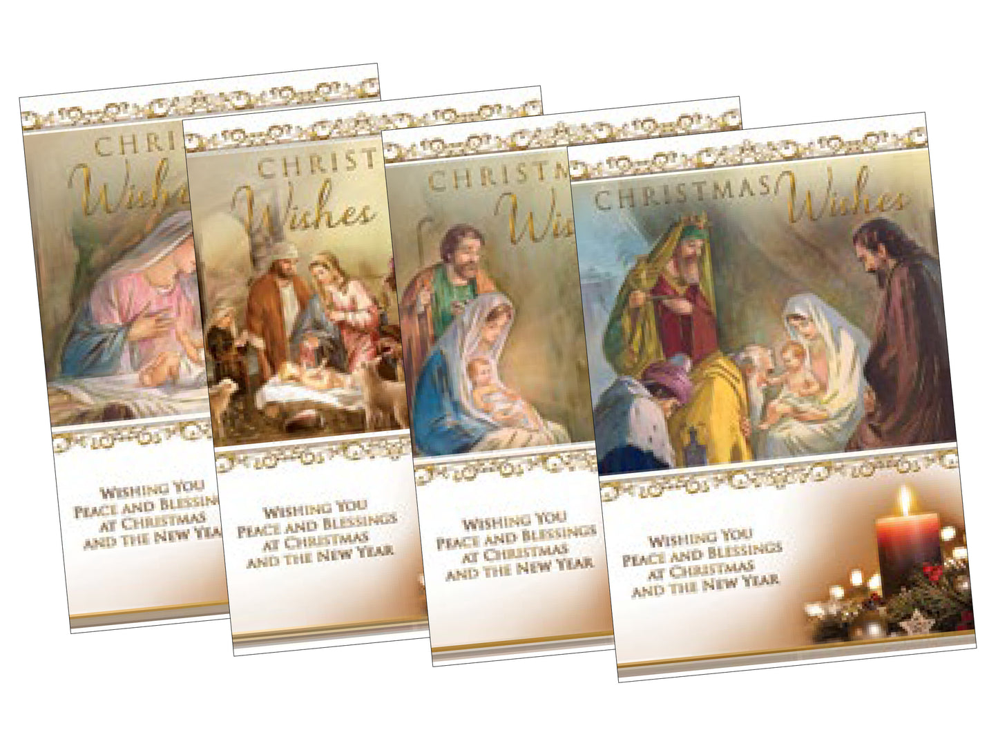 Box 12 Gold Christmas  Wishes