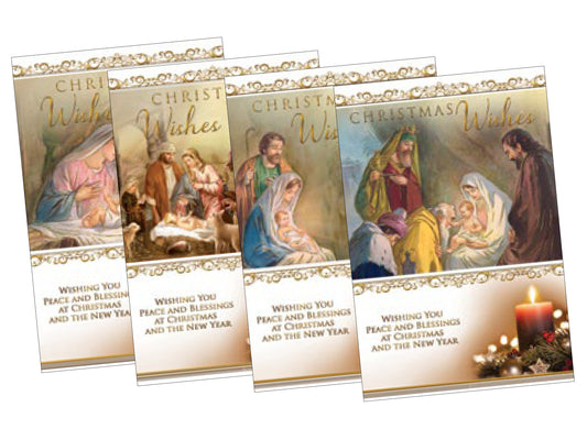 Box 12 Gold Christmas  Wishes