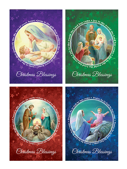 Christmas Cards Budget 8 Pack