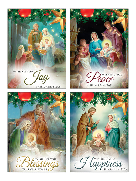 Christmas budget card 8 pack