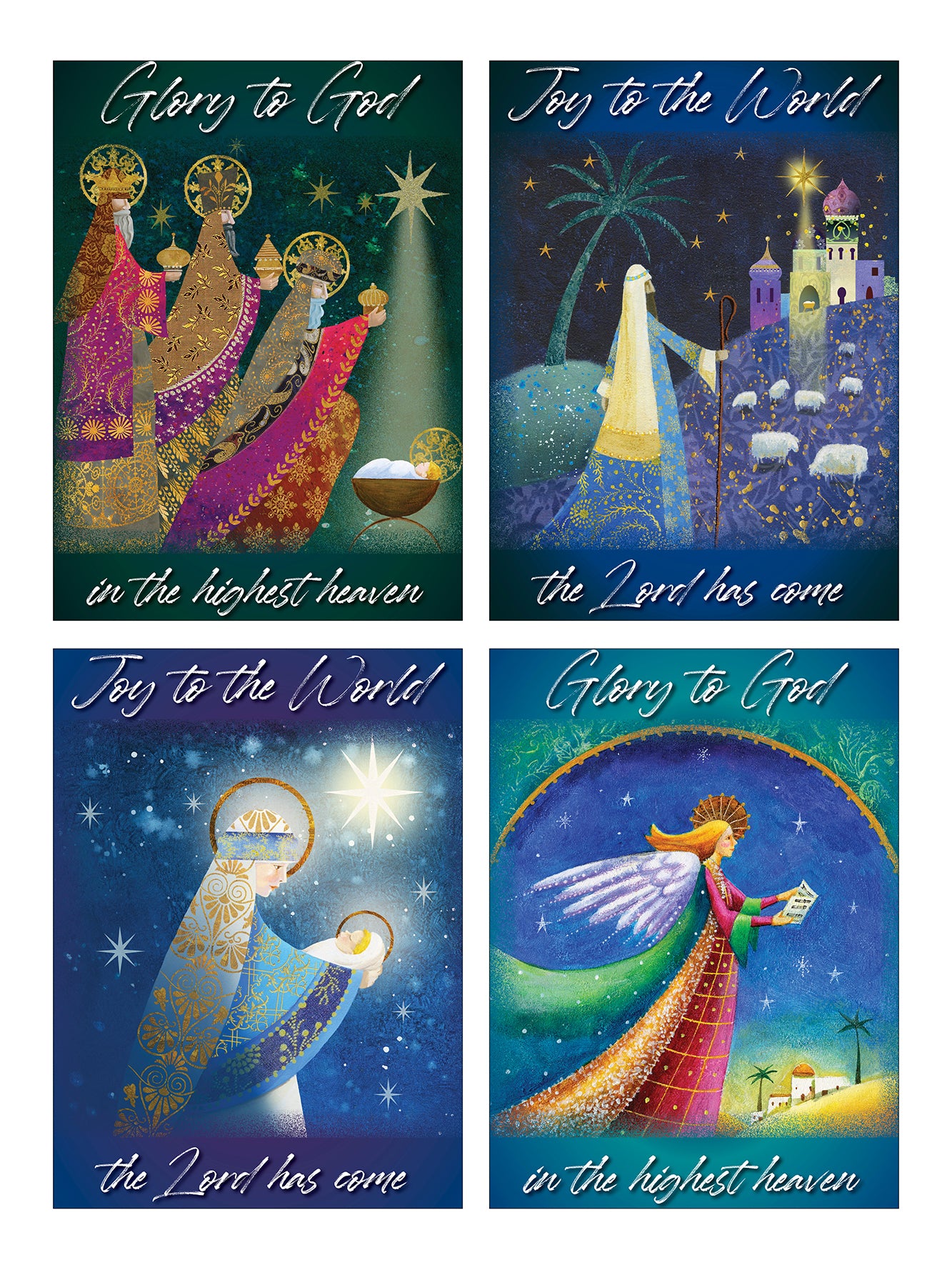 Christmas budget card 8 pack
