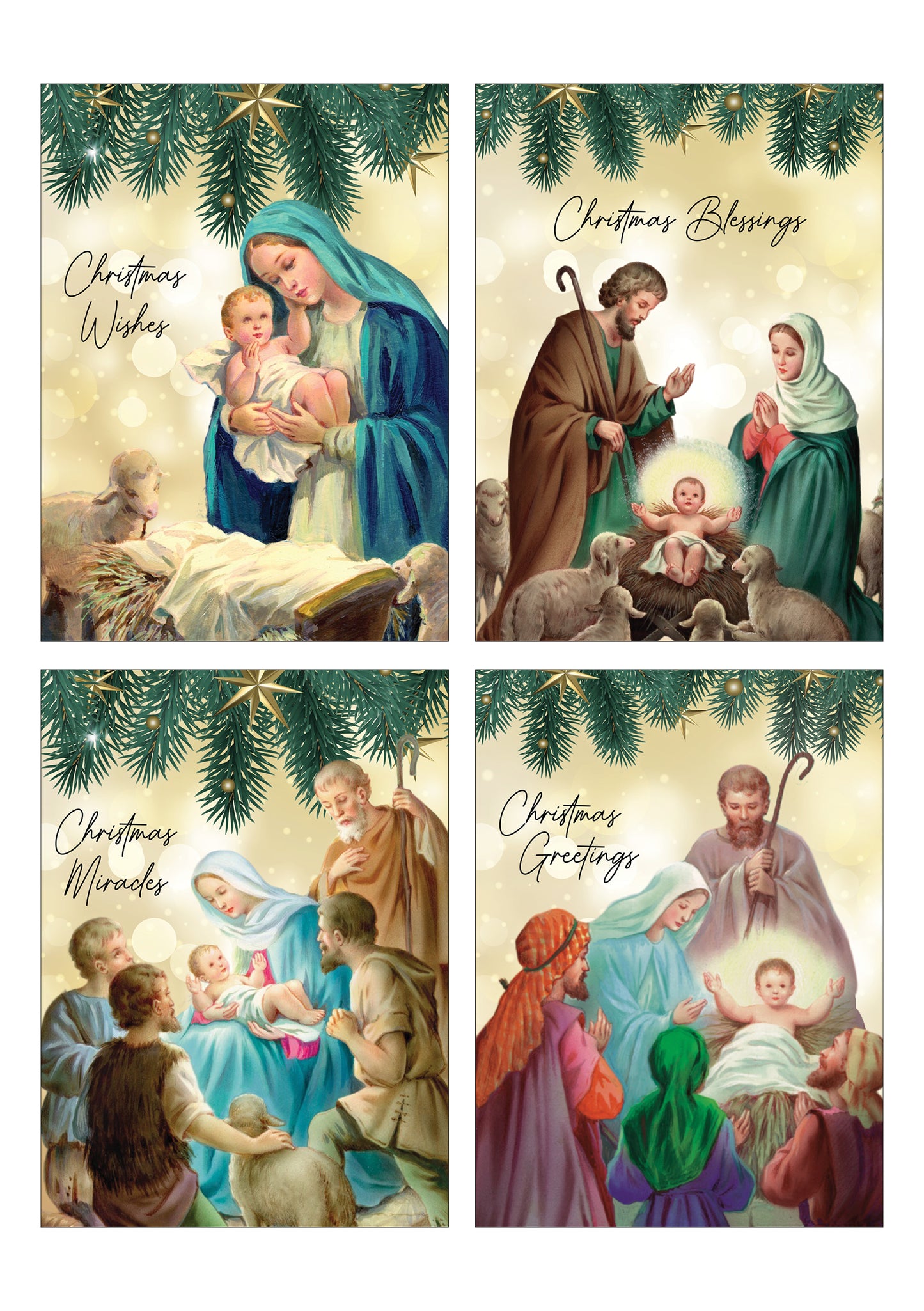 Budget Christmas cards 2081