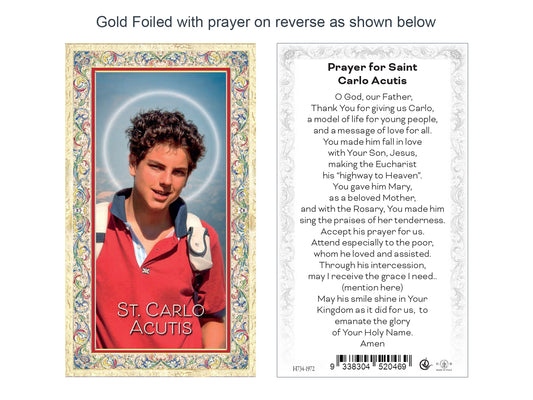 Carlo Acutis Holy Card