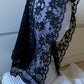 Black veil handmade in Melbourne