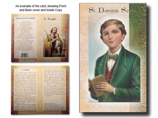 Biographical Leaflet St Dominic Savio