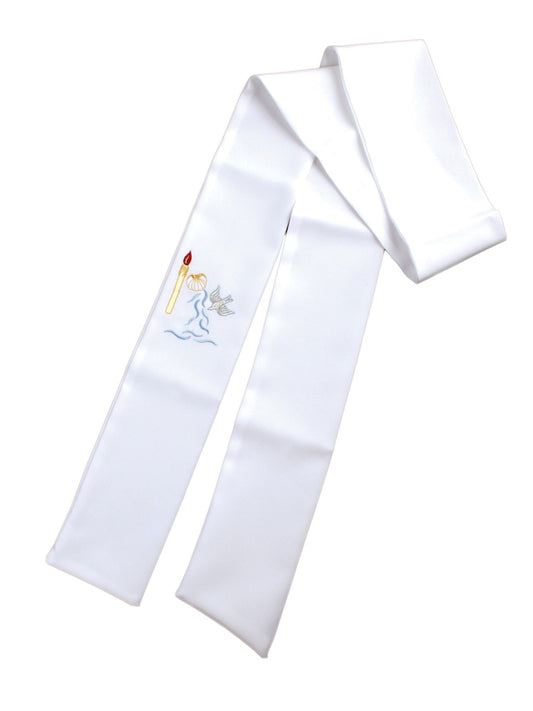 Baptismal stole with motif