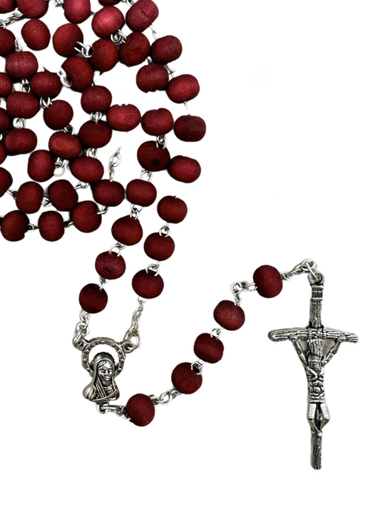 Boxed Rose-Scented Rosary 5mm beads.