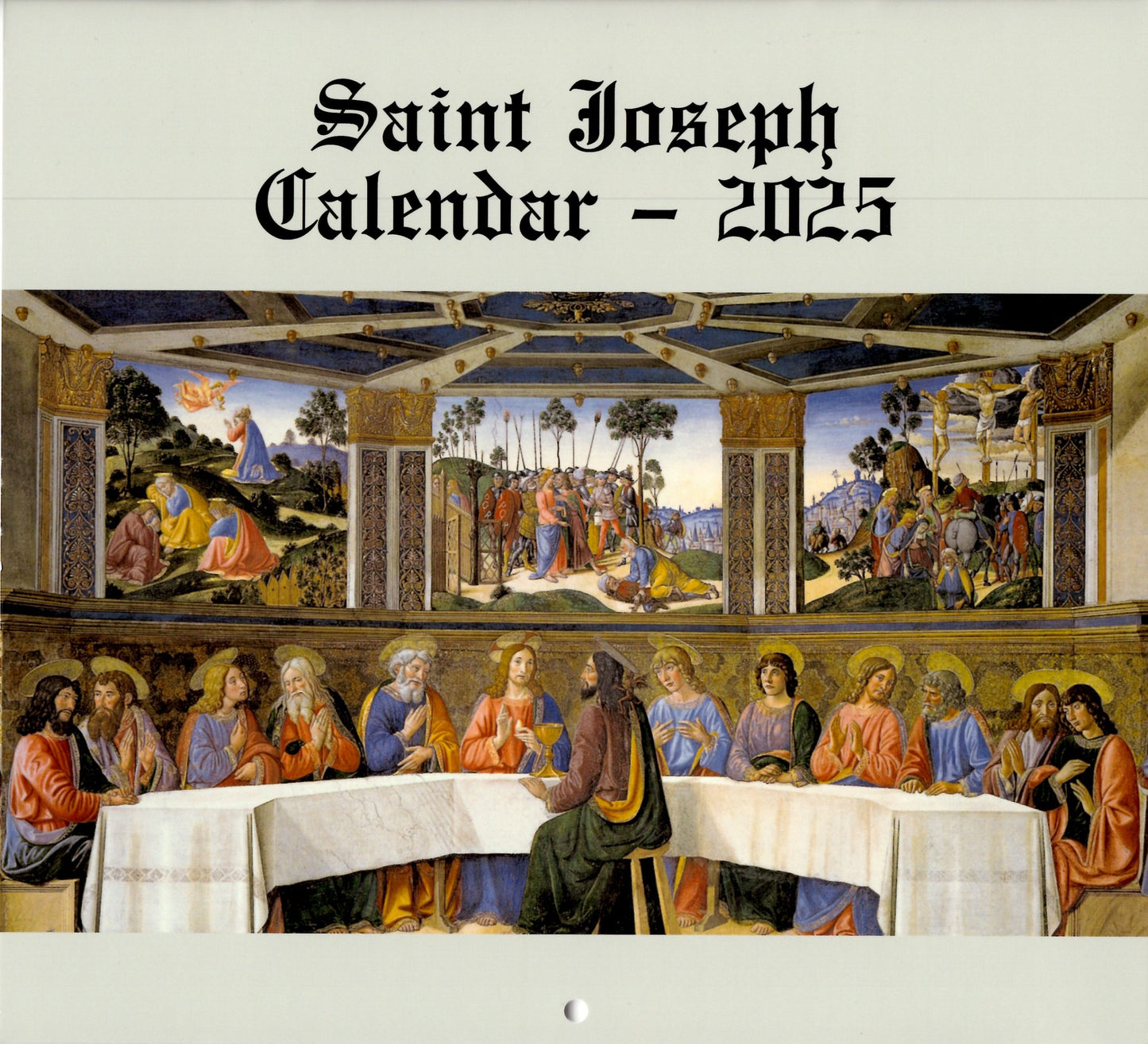 2025 Saint Joseph Calendar Press Calendar - traditional Latin Calendar