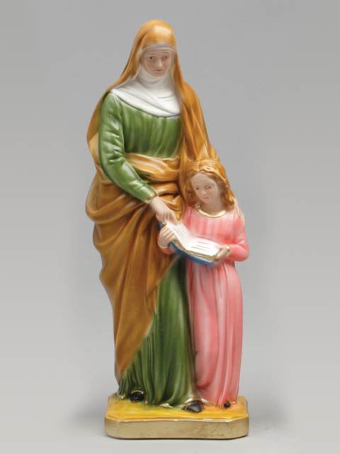Statue of St Anne Plaster 30cm