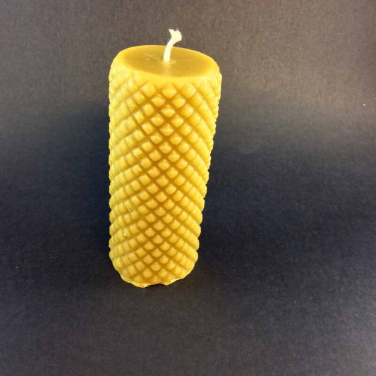 Pure Beeswax Pillar Candle 11cm x 3cm