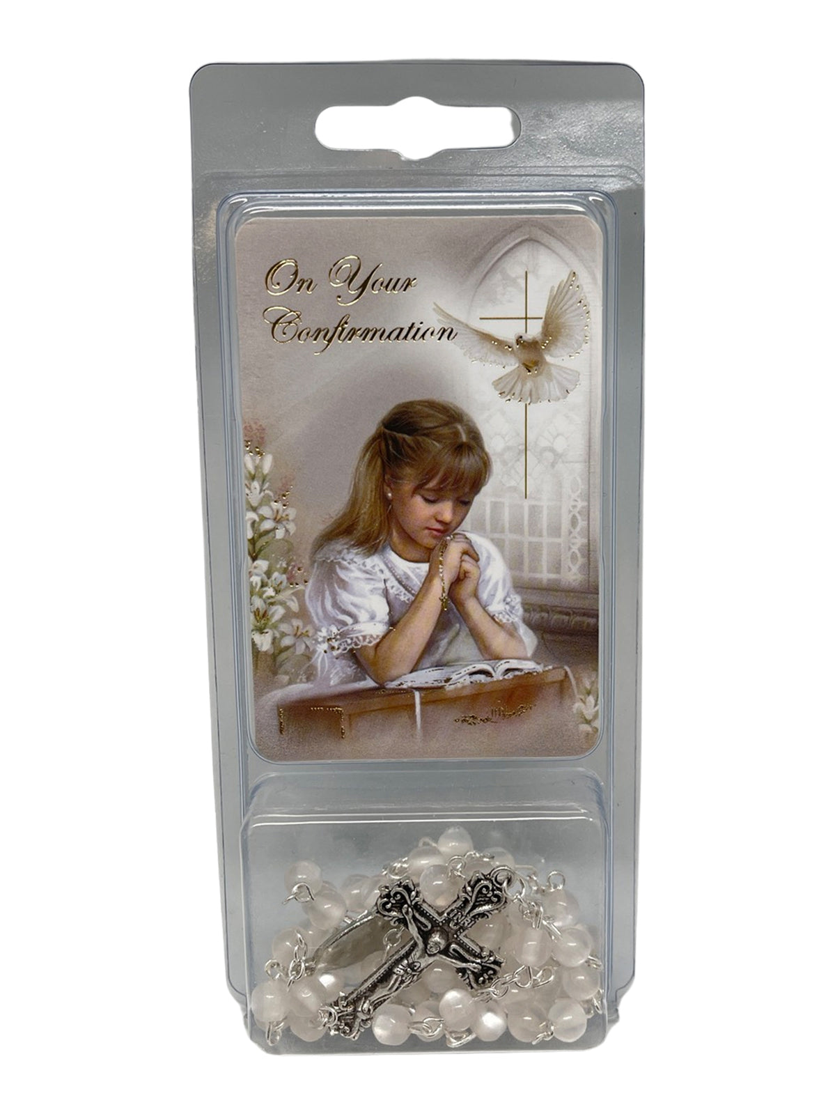 Confirmation rosary/card girl