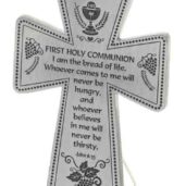 Communion cross with message