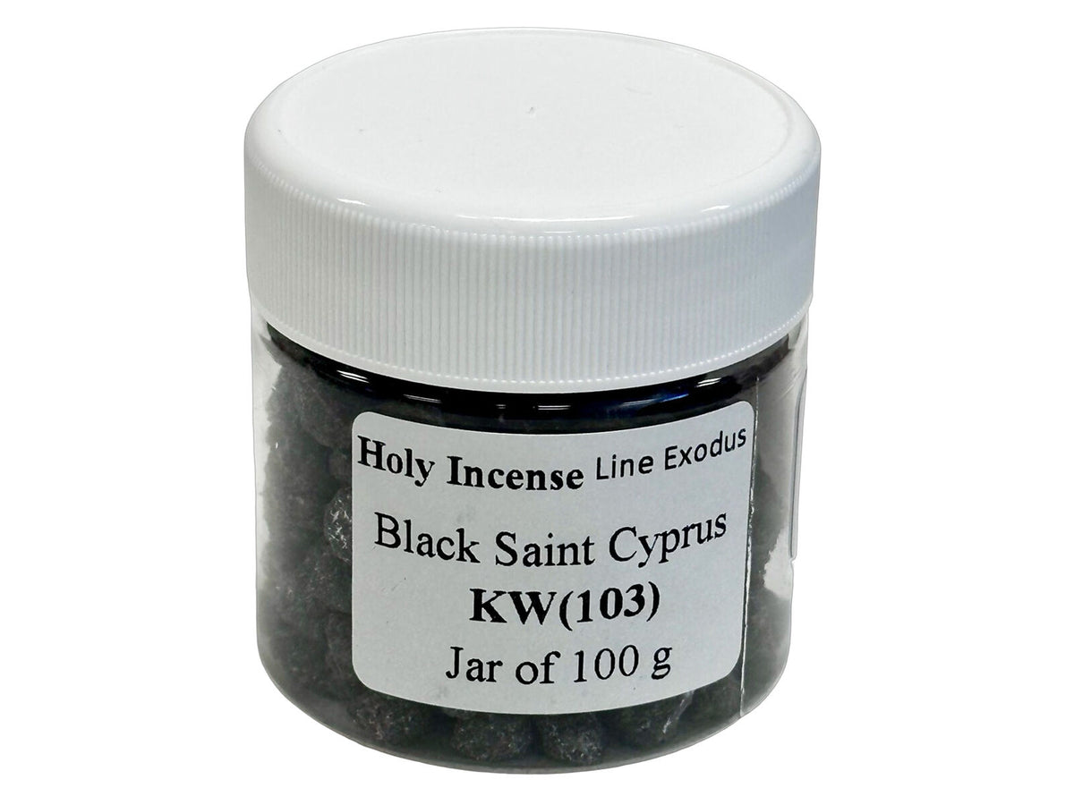 Incense Exodus - Black Saint Cyprus Incense (100g jar)