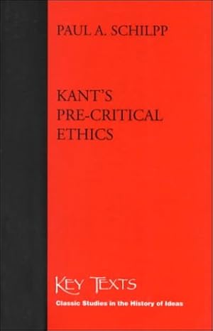 Kant's Pre-critical Ethics