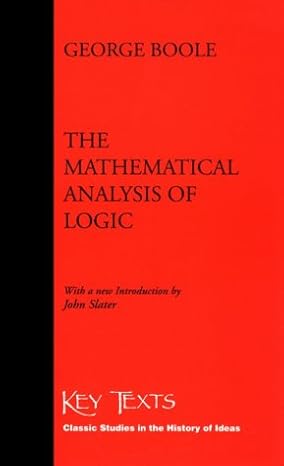 Mathematical Analysis of Logic
