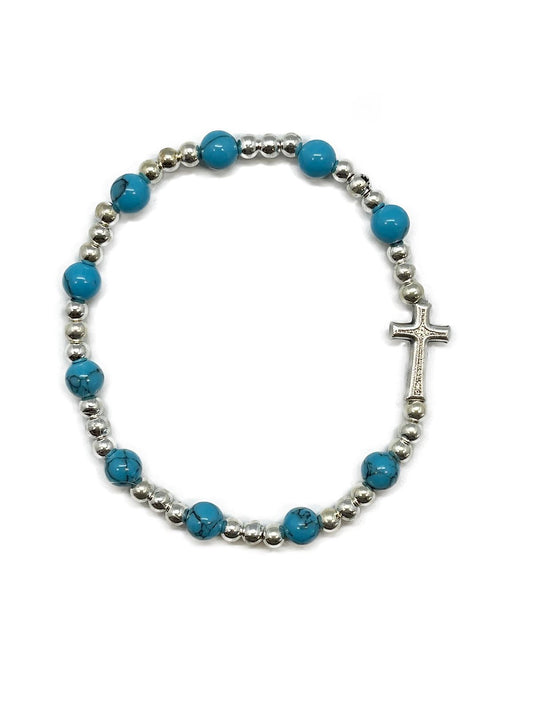 Turquoise Rosary Bracelet