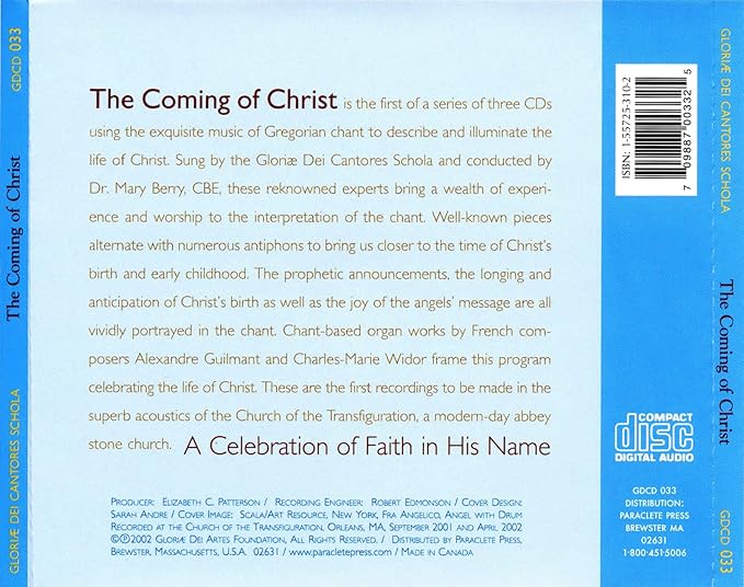 The coming of Christ
