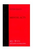 Mental Acts (Key Texts)