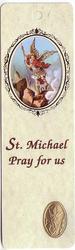 St Michael Bookmark Gold Laminated