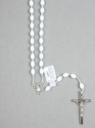 Rosary Beads - White